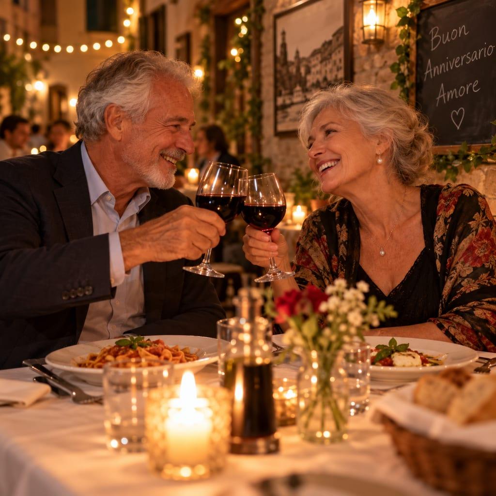 Anniversary dinner scene: example image made from this prompt