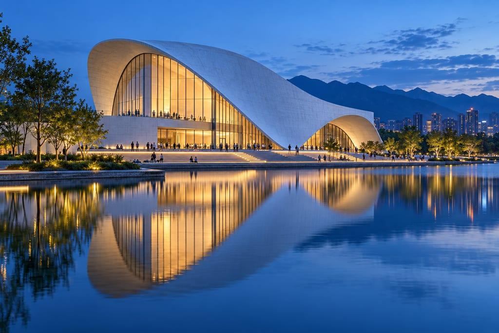 Architecture hero image: example image made from this prompt