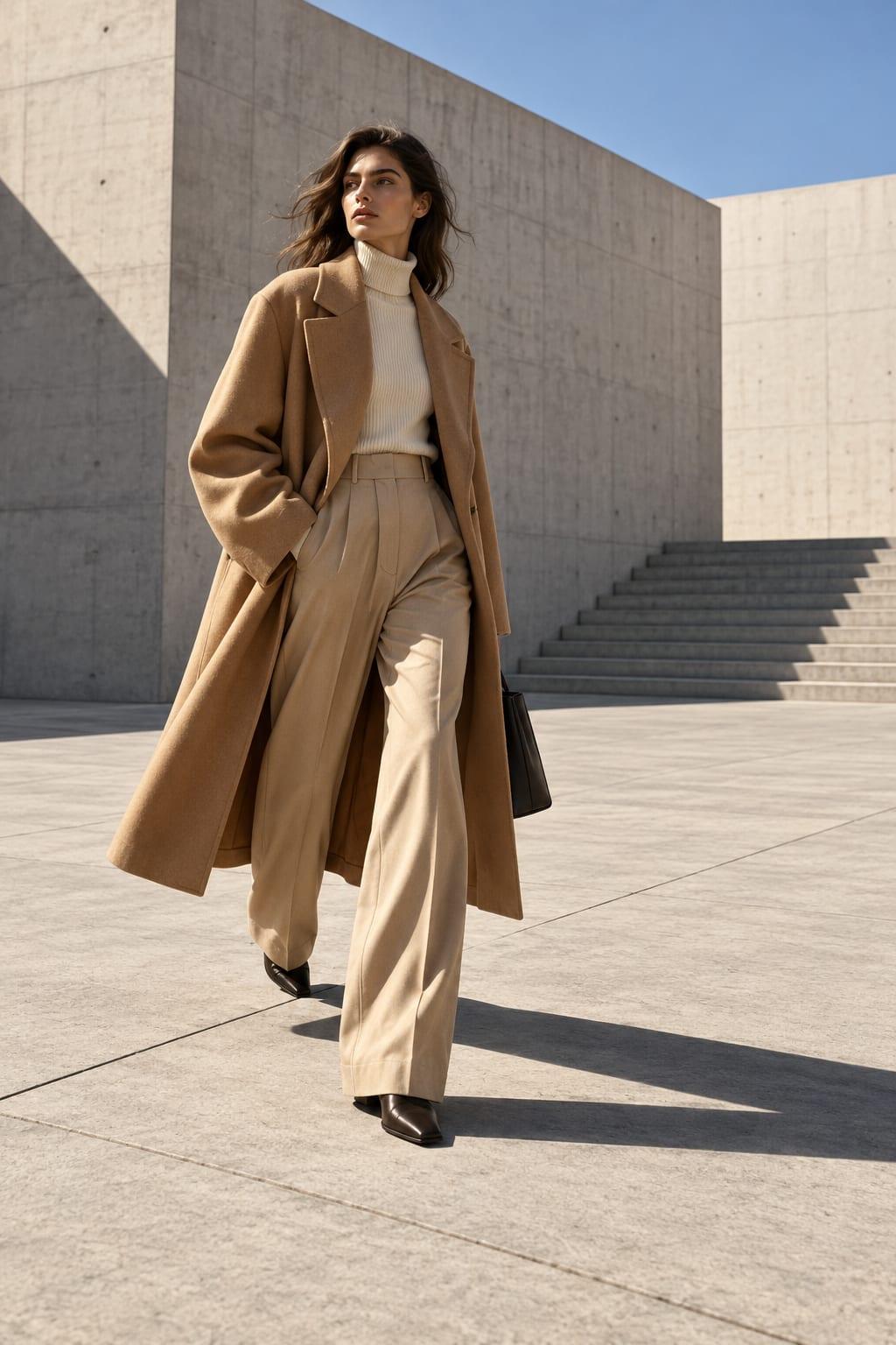 Editorial fashion shot: example image made from this prompt