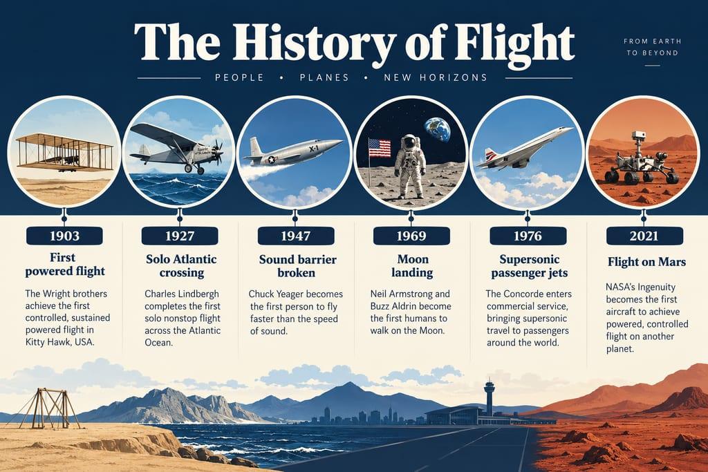 Timeline infographic: example image made from this prompt