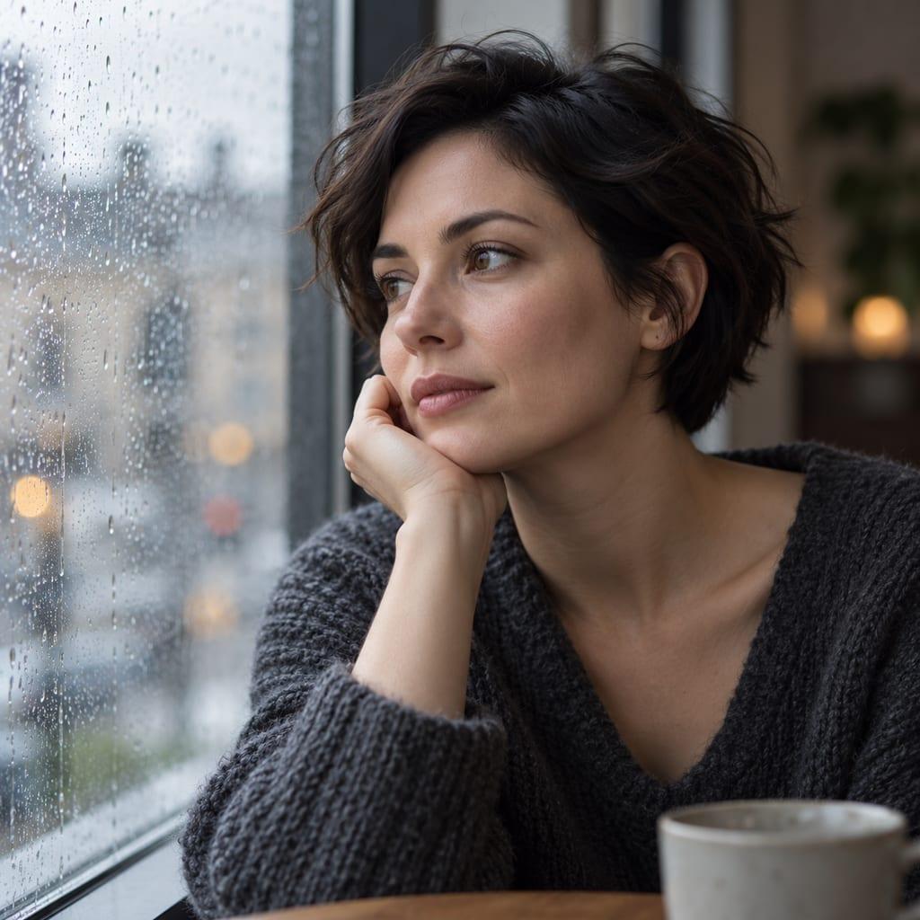Window-light portrait: example image made from this prompt