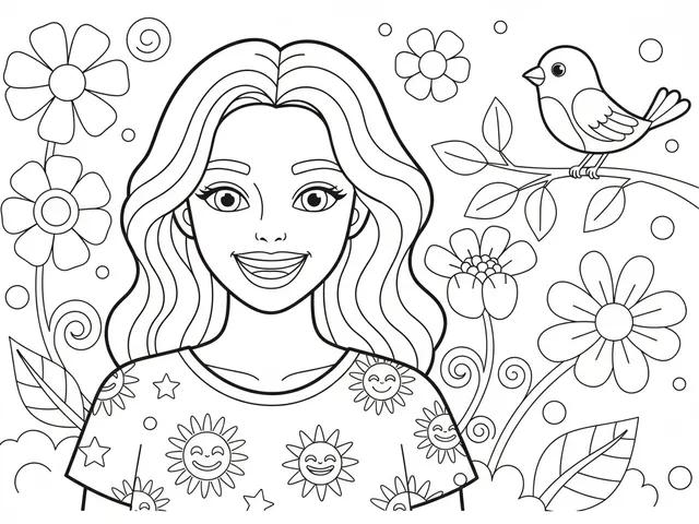 Coloring Page Generator example