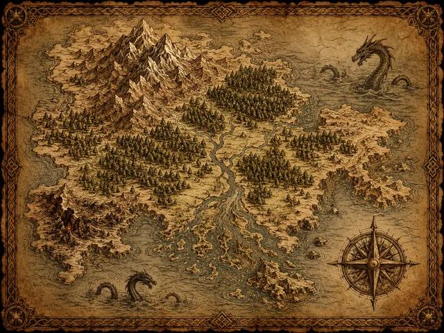 Fantasy Map Generator example