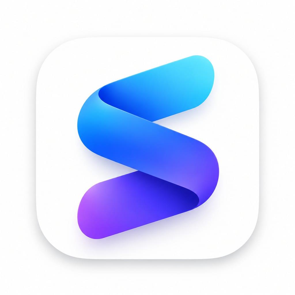 Gradient app logo: example image made from this prompt