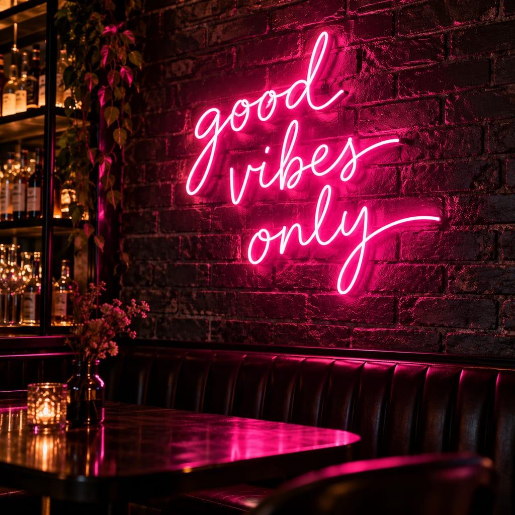 Neon sign: example image made from this prompt