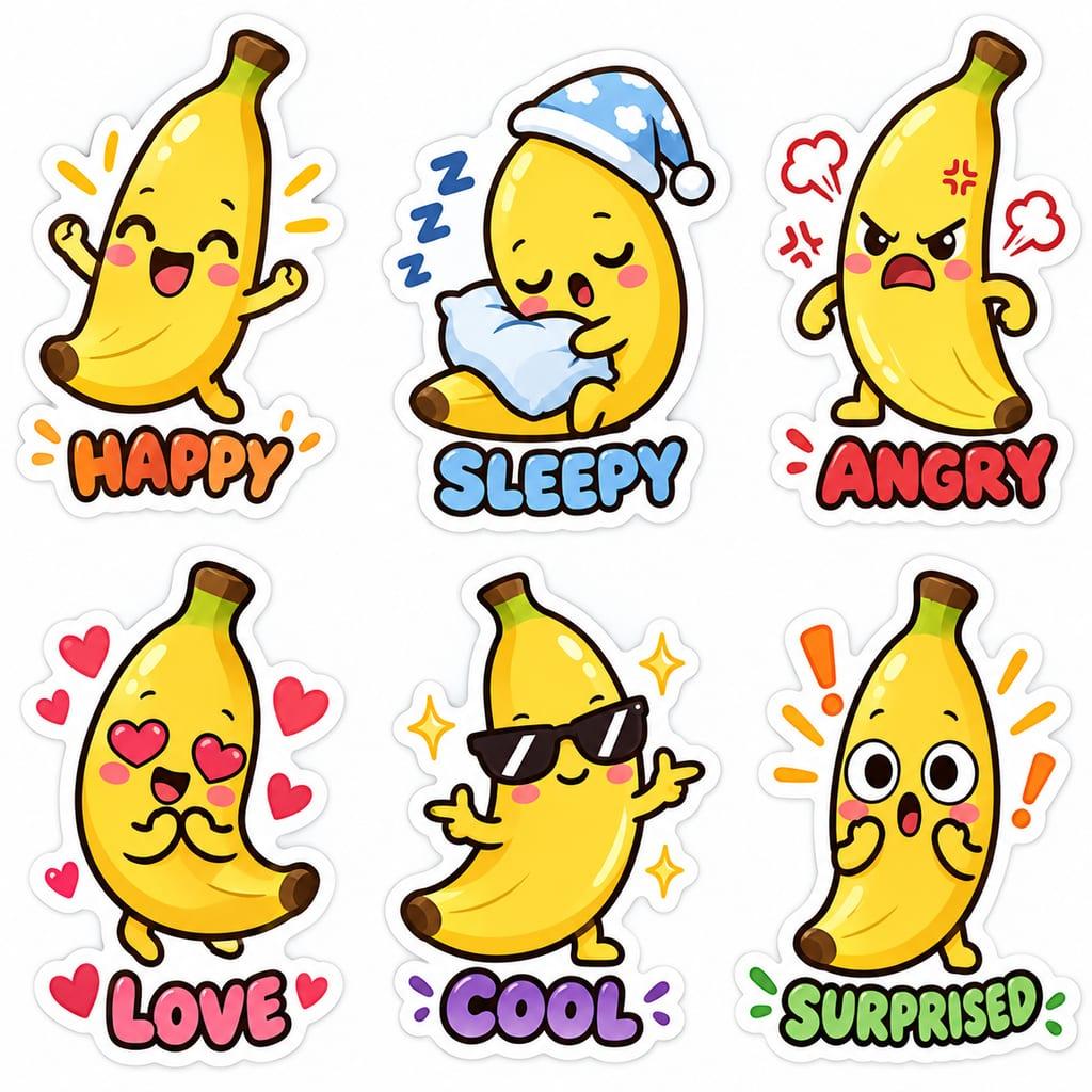 Sticker sheet: example image made from this prompt