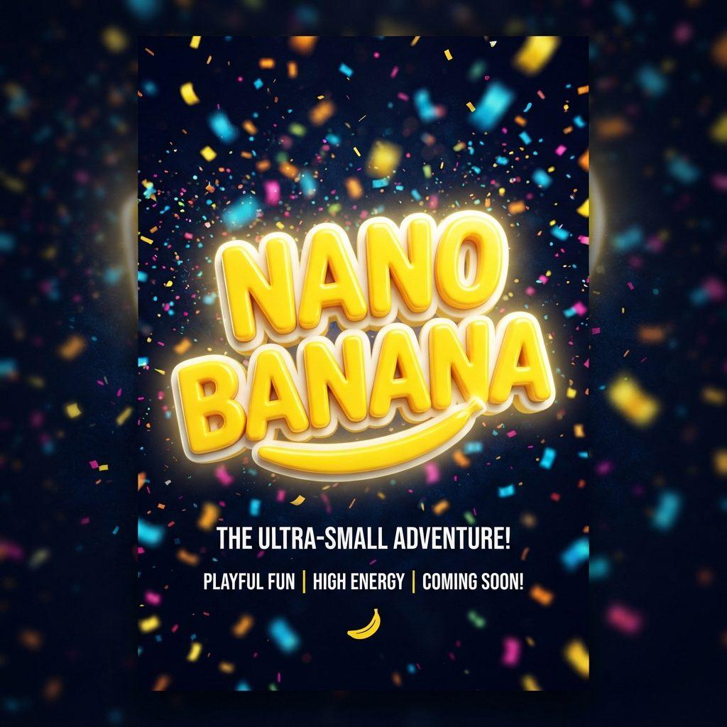 Nano Banana 2 Lite AI-generated poster with rendered text