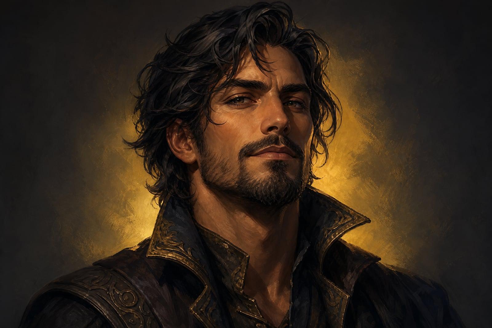 AI Avatar Generator output: stylized fantasy avatar illustrated from a selfie