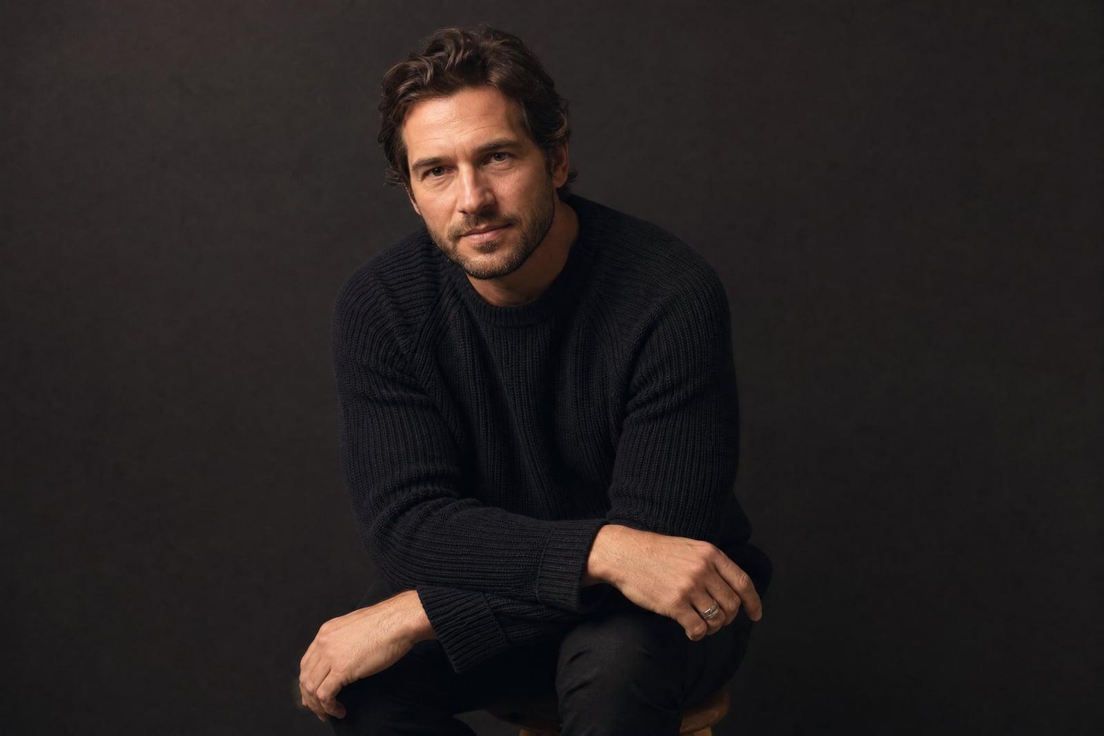 AI Photoshoot result: professional studio portrait of a man generated from a single selfie
