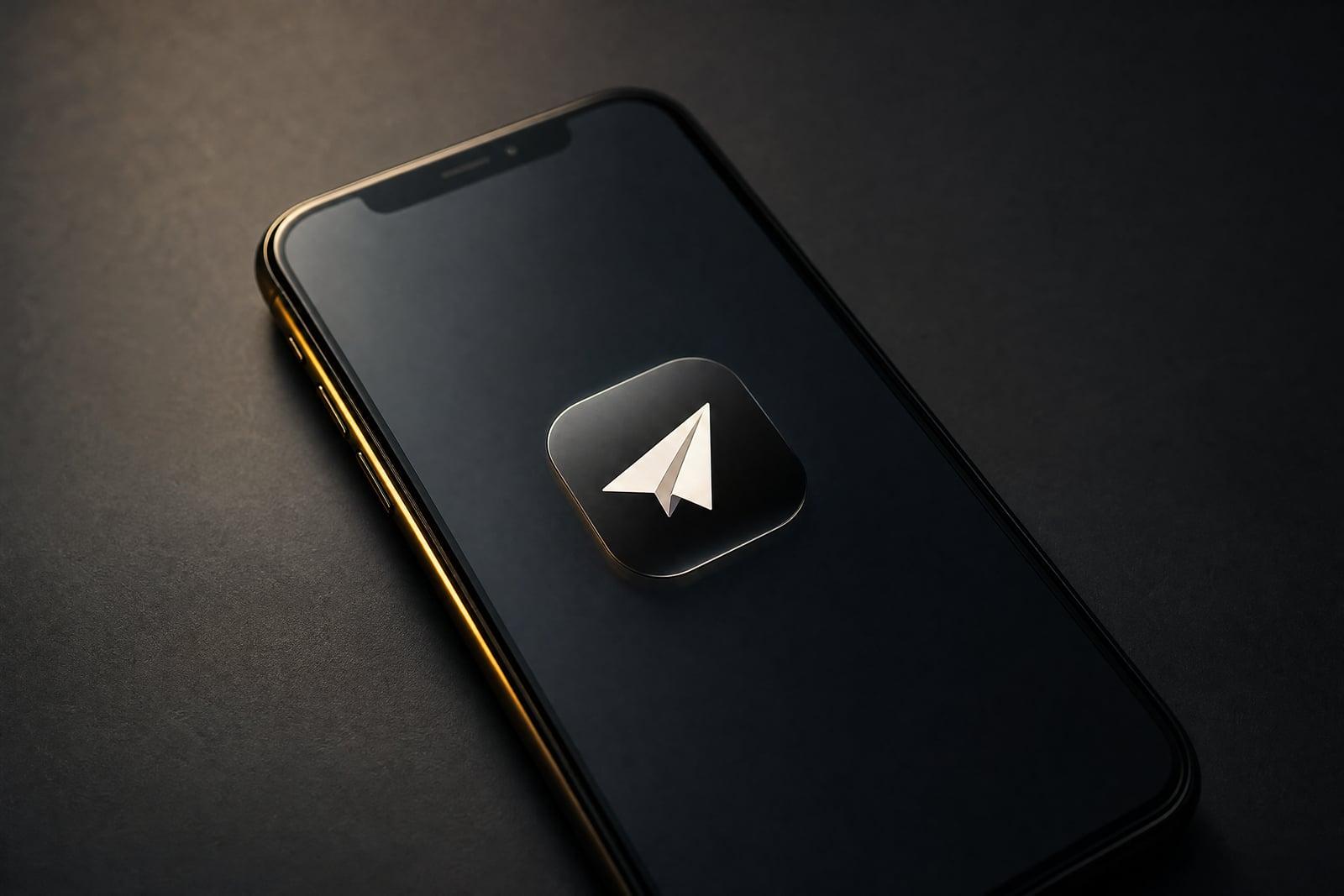 App Icon Generator result: a glossy rounded app icon displayed on a phone screen
