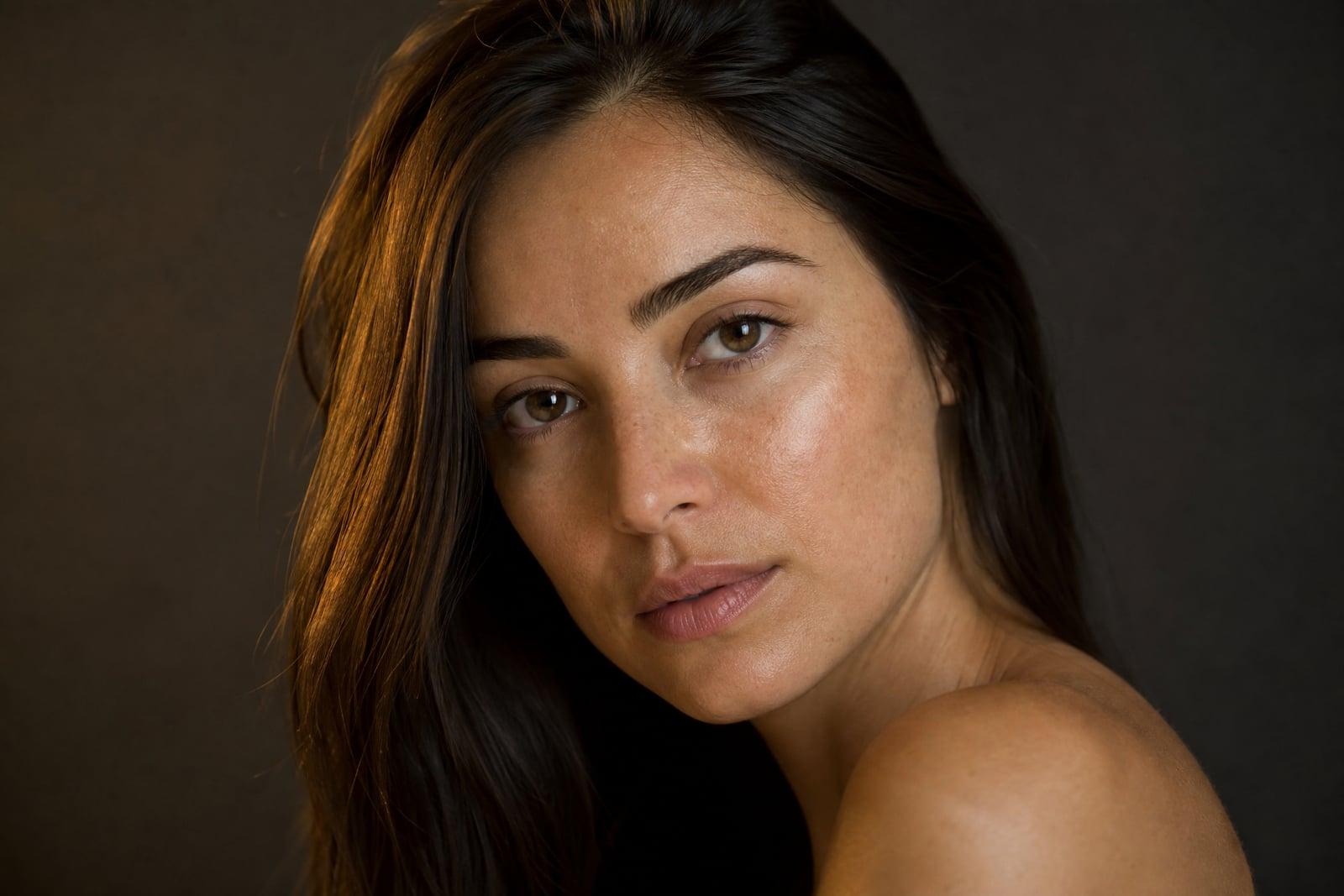 Skin Retouch result: a natural portrait with clean, even skin that keeps real texture